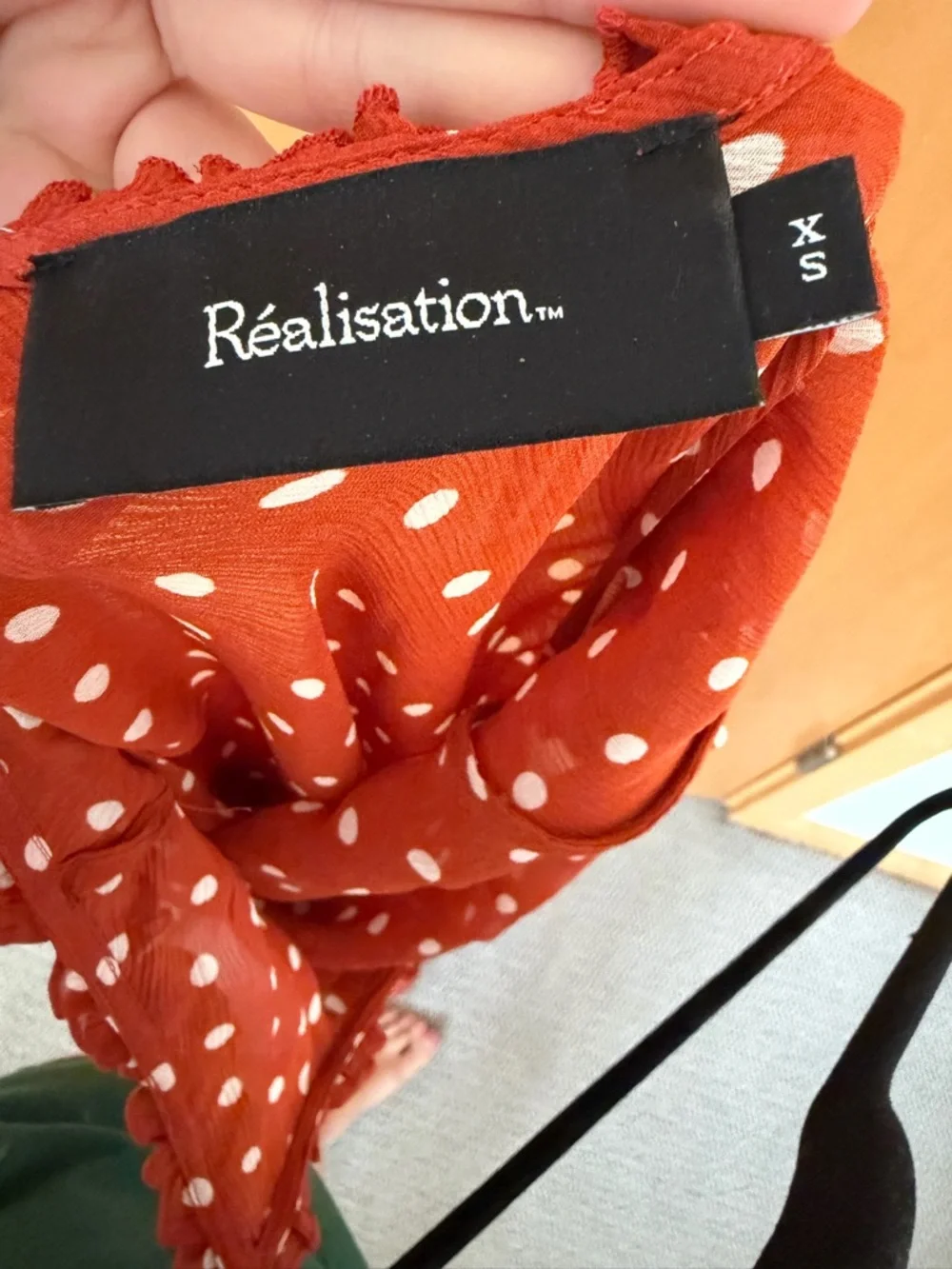 Réalisation Par Esme dress in Rouge Spot size XS - Picture 6 of 8